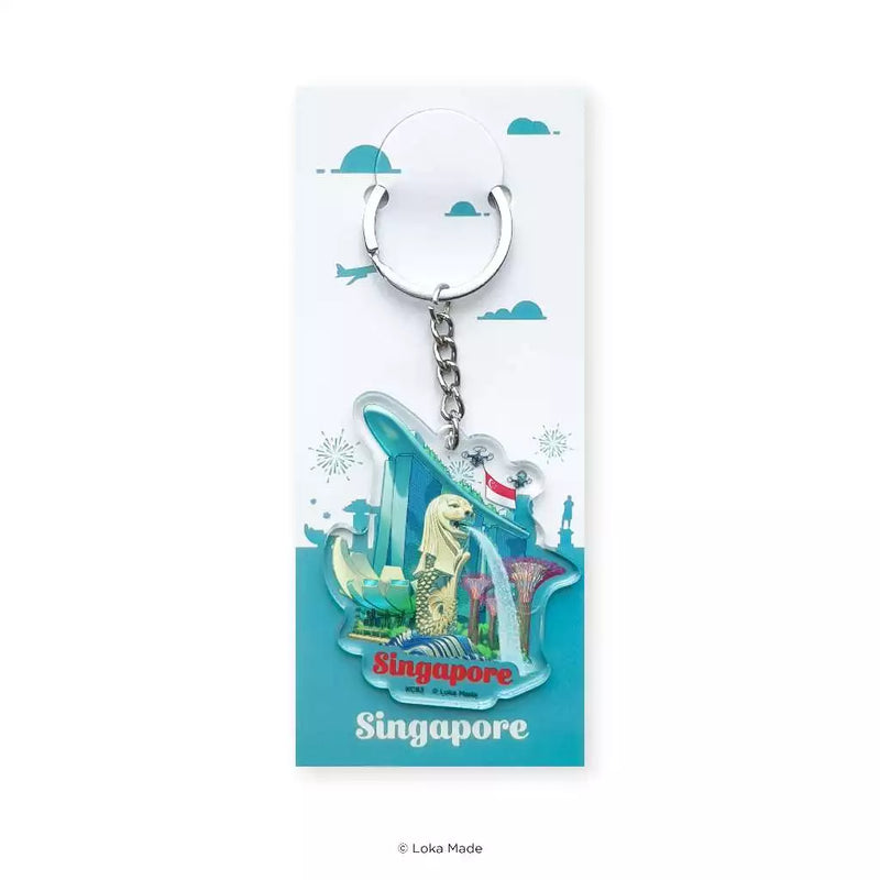 Singapore Keychain - Roadtrip