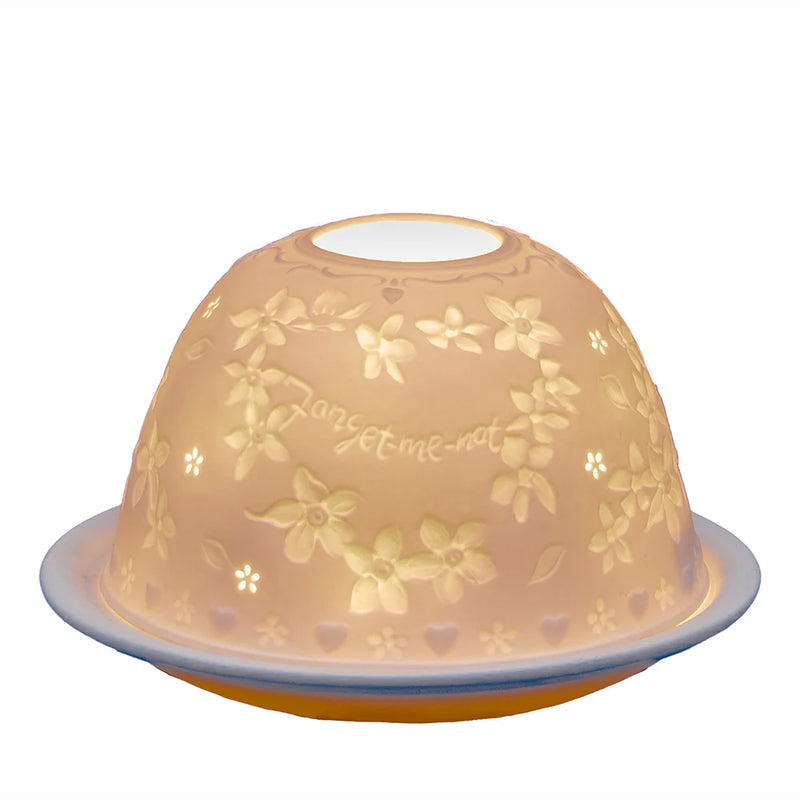 Lithophane Dome - Forget-Me-Not