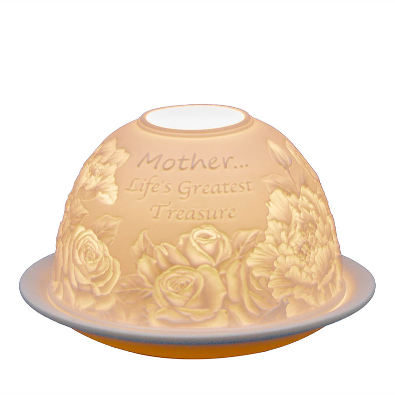 Lithophane Dome - Mother, Life's Greatest Treasure