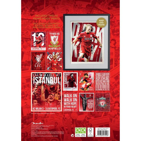 Liverpool FC 2025 A3 Deluxe Calendar