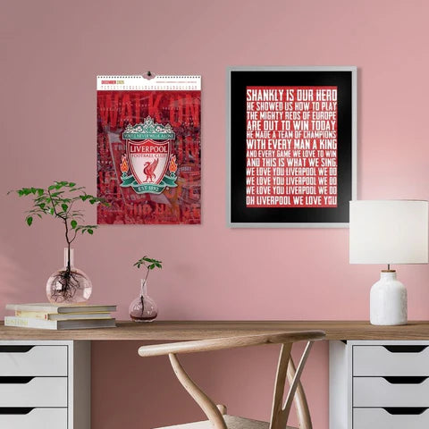 Liverpool FC 2025 A3 Deluxe Calendar