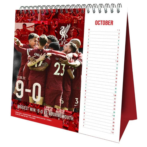 Liverpool FC 2025 Desk Easel Calendar