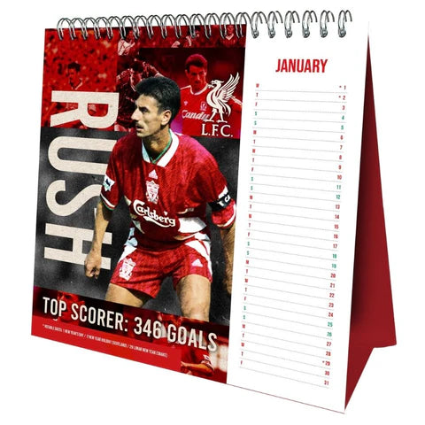 Liverpool FC 2025 Desk Easel Calendar