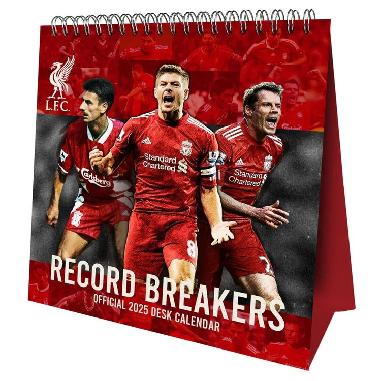 Liverpool FC 2025 Desk Easel Calendar