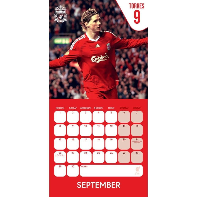 Liverpool FC Legends 2025 Square Calendar