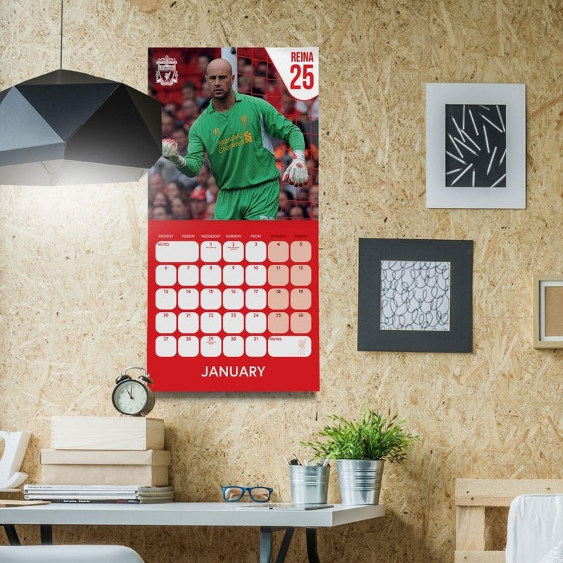 Liverpool FC Legends 2025 Square Calendar