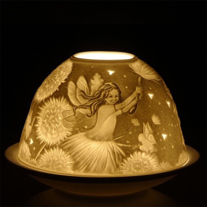 Lithophane Dome - Dandelion Fairies