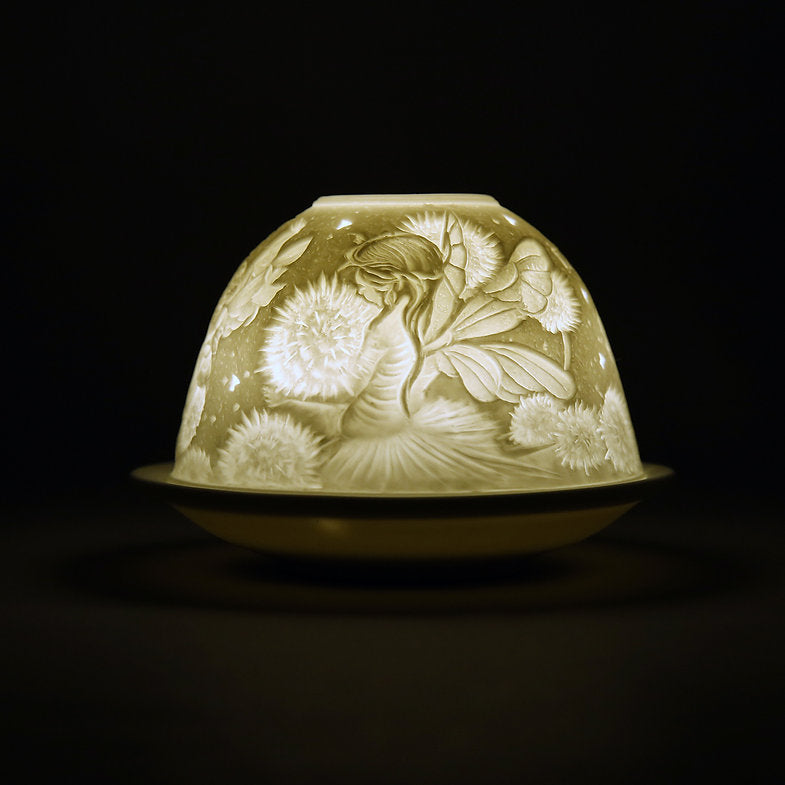 Lithophane Dome - Dandelion Fairies