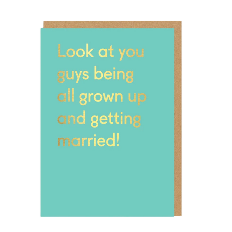 Look At You Guys Wedding Card