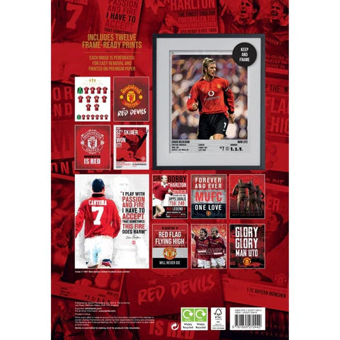 Manchester United FC 2025 A3 Deluxe Calendar