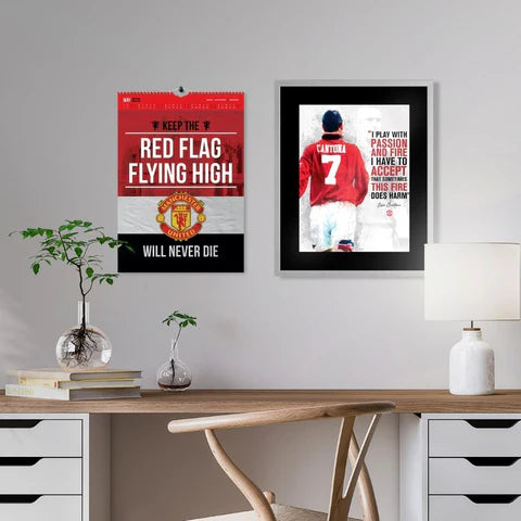 Manchester United FC 2025 A3 Deluxe Calendar