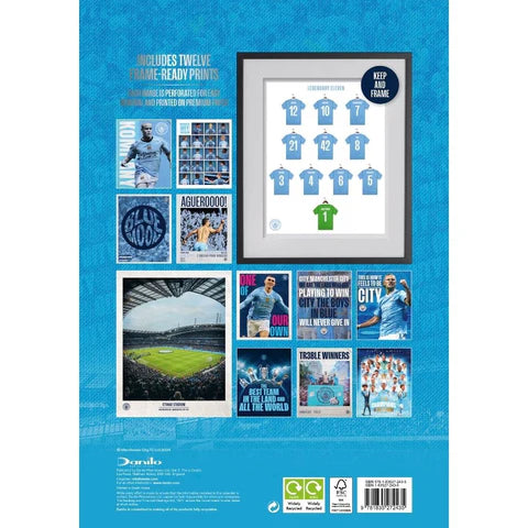 Manchester City FC 2025 A3 Deluxe Calendar