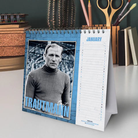 Manchester City FC 2025 Desk Easel Calendar