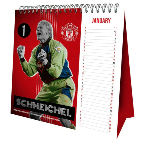 Manchester United FC 2025 Desk Easel Calendar