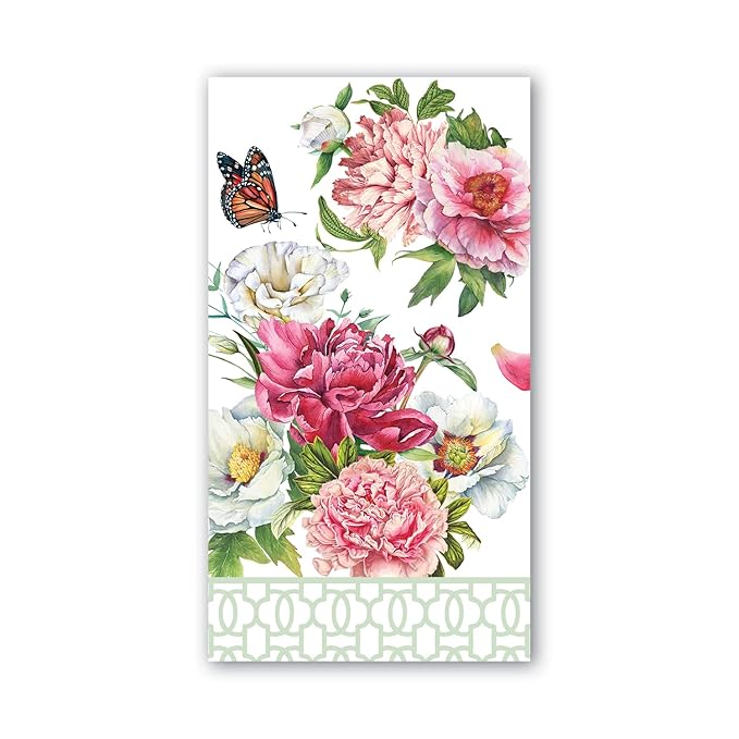 Hostess Napkin - Blush Peony