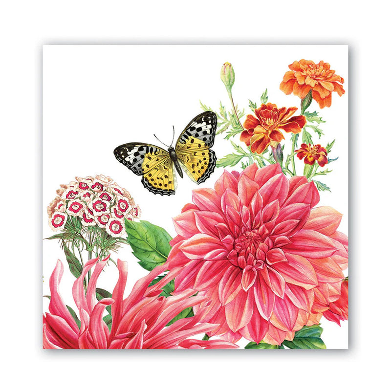 Luncheon Napkin - Dahlias