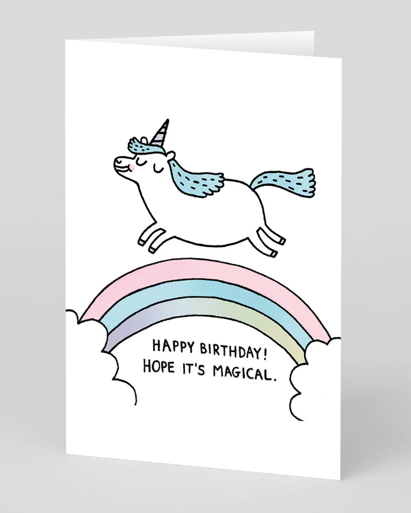 Magical Unicorn Birthday Card