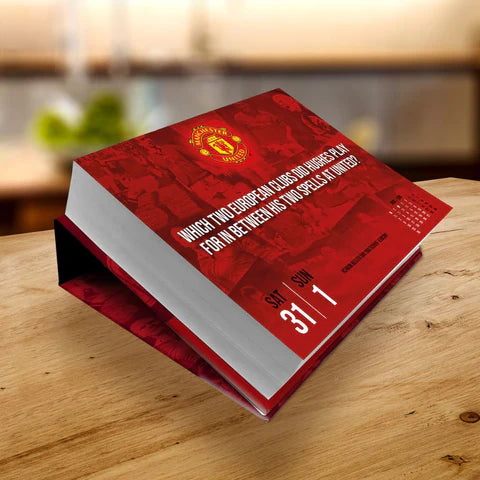 Manchester United FC 2025 Desk Block Calendar