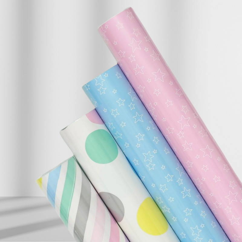 3 Metres Baby Giftwrap - Pastel