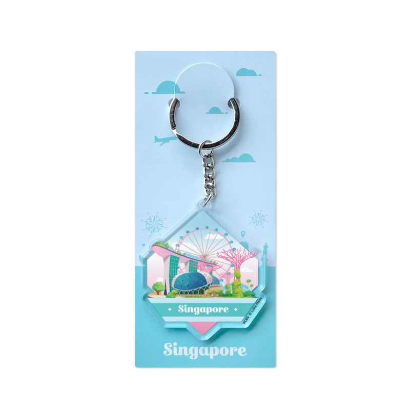 Singapore Keychain - Singapore's Gems