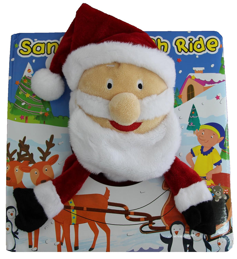 Santa's Sleigh Ride: Hand Puppet Book