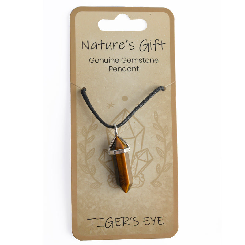 Nature's Gift Gemstone Pendant - Golden Tiger's Eye