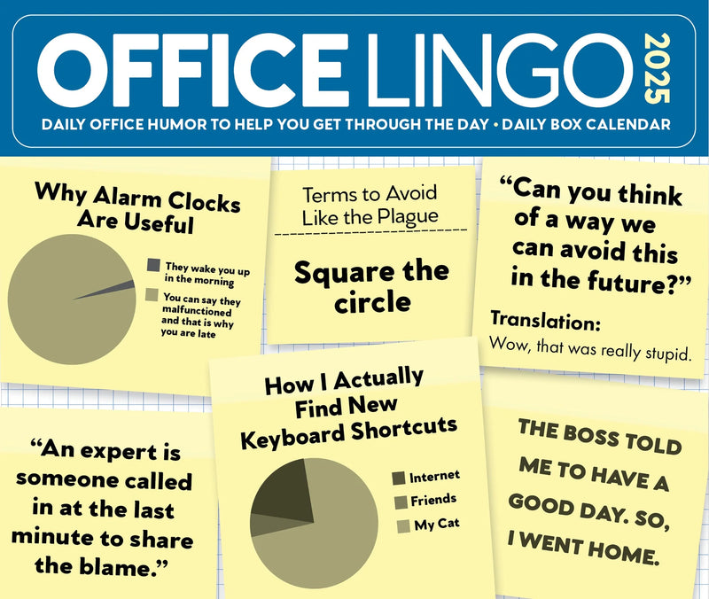 Office Lingo 2025 Box Calendar