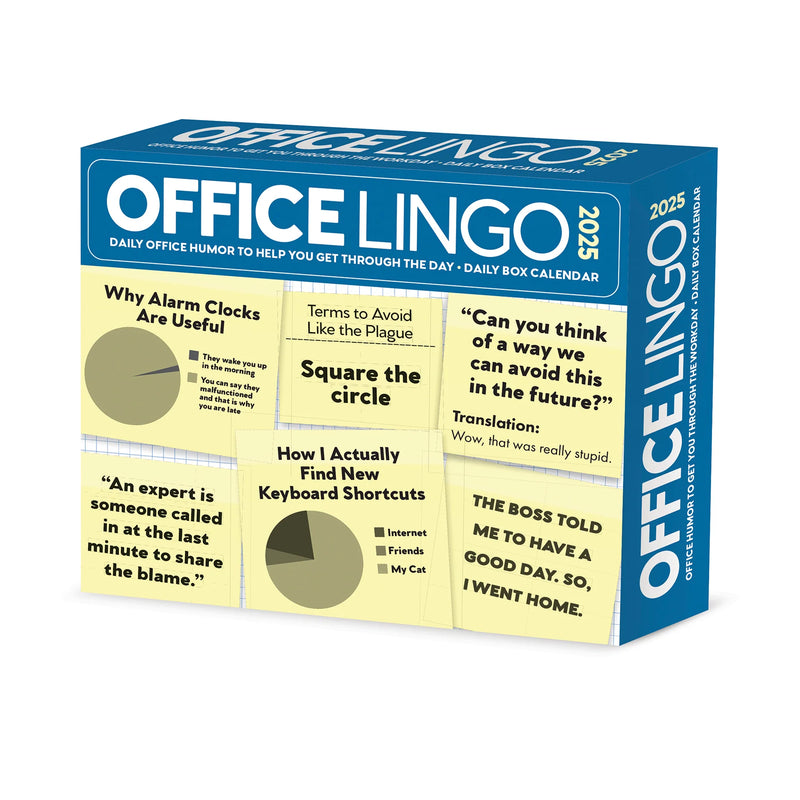 Office Lingo 2025 Box Calendar