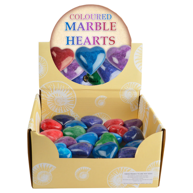 Coloured Marble Heart