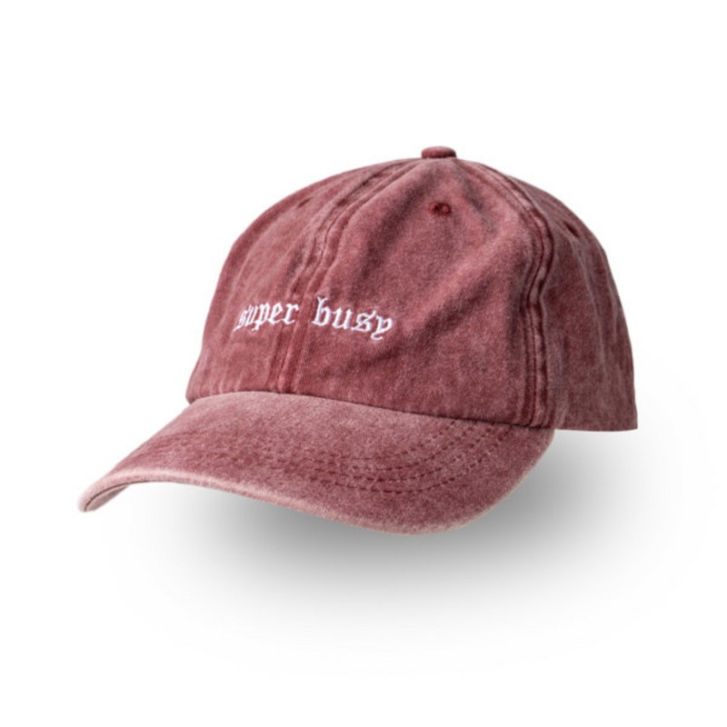 Classic Hat - Super Busy (Wine)