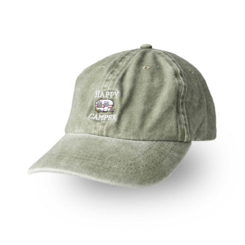 Classic Hat - Happy Camper (Green)