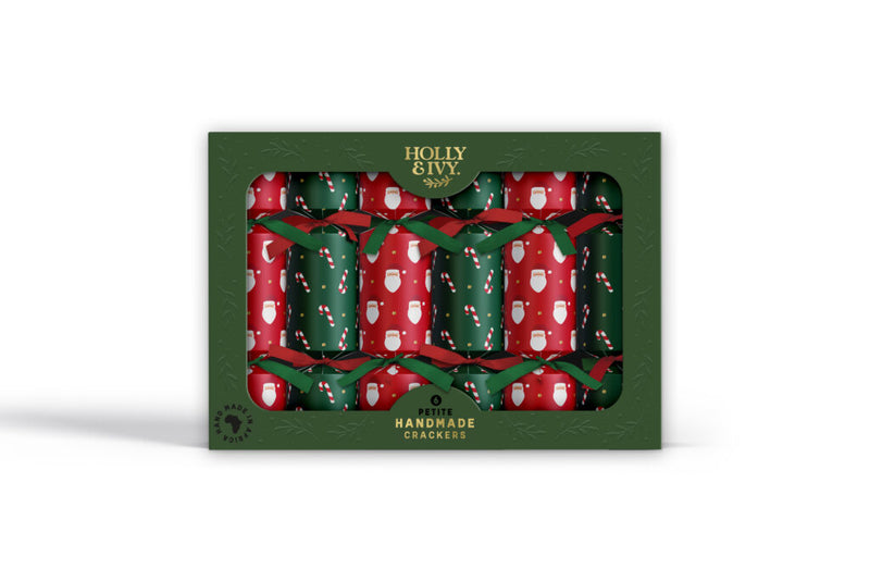 Christmas Crackers Petite – Santa & Candy Cane