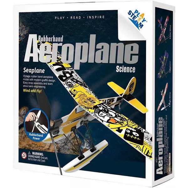 Rubber Band Airplane Science - Seaplane