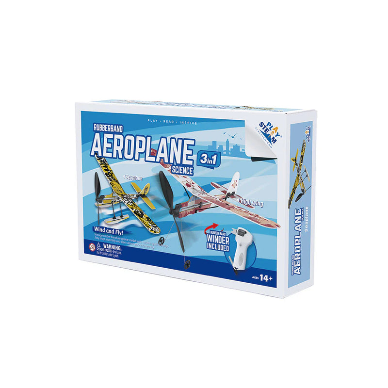 Rubber Band Aeroplane Science 3-in-1