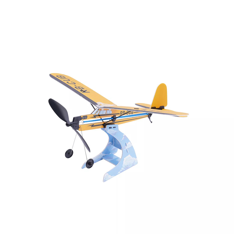 Rubber Band Aeroplane Science - J-3 Cub