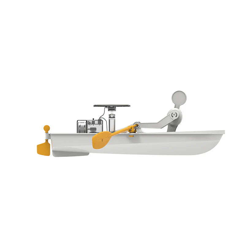 Dual Power Solar Rowboat