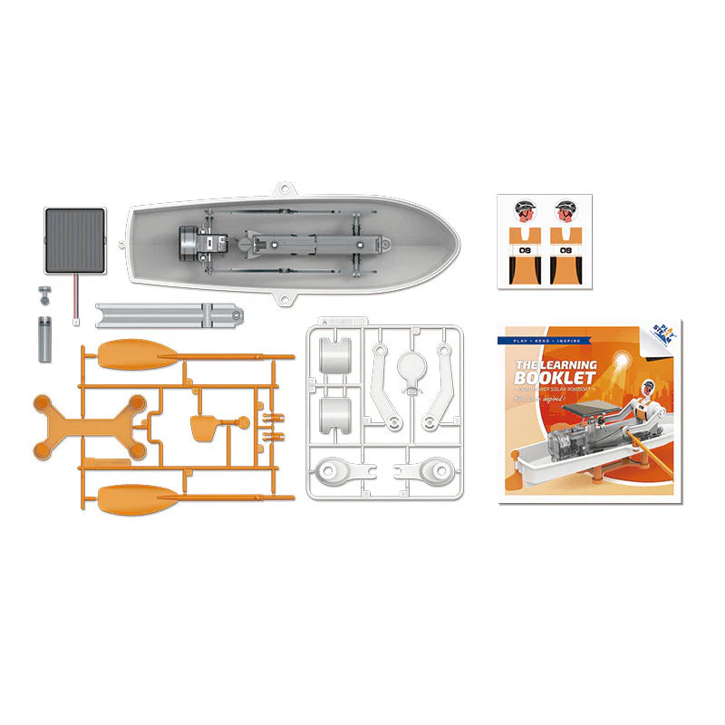 Dual Power Solar Rowboat