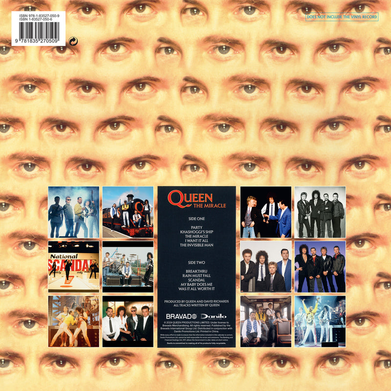 Queen 2025 Collector's Edition Record Sleeve Calendar