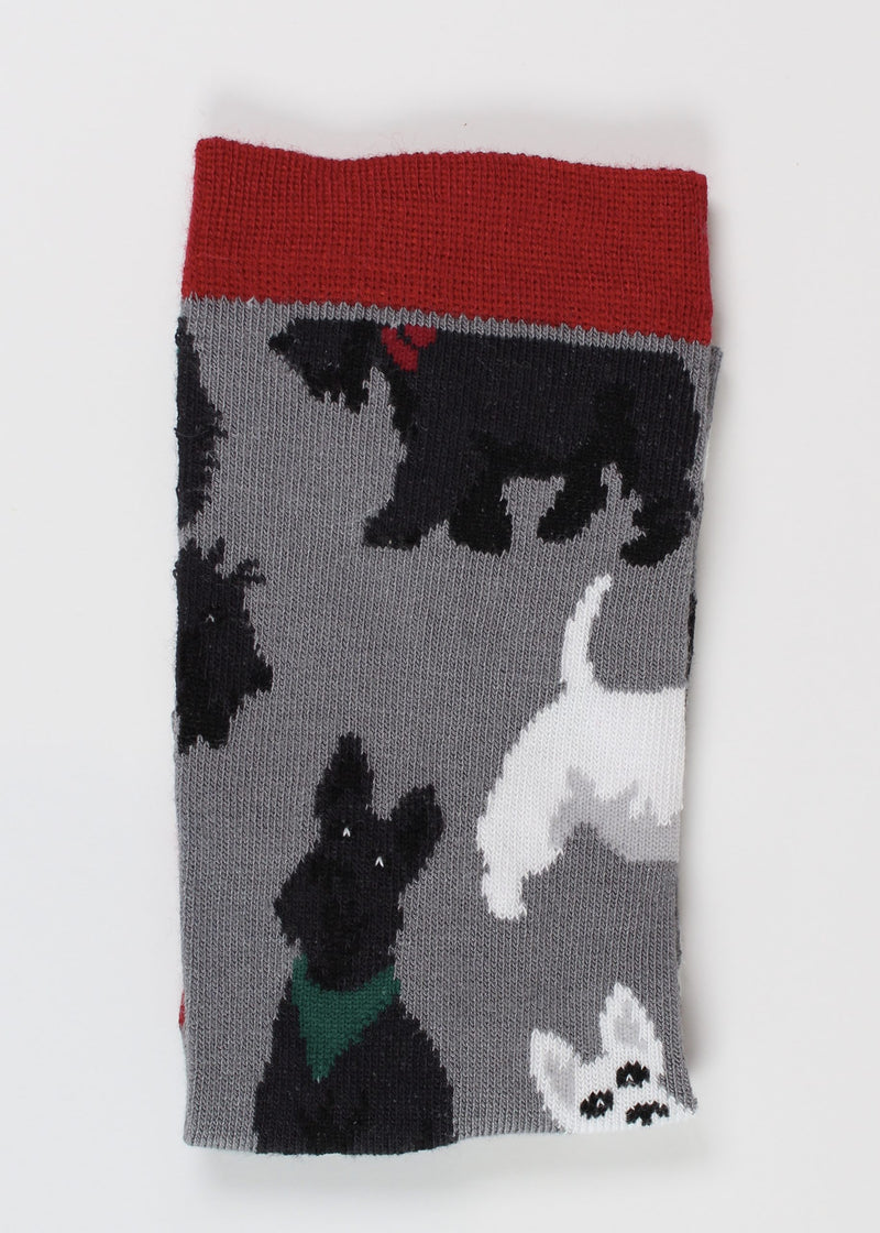 Bamboo Socks - Scottie Dog