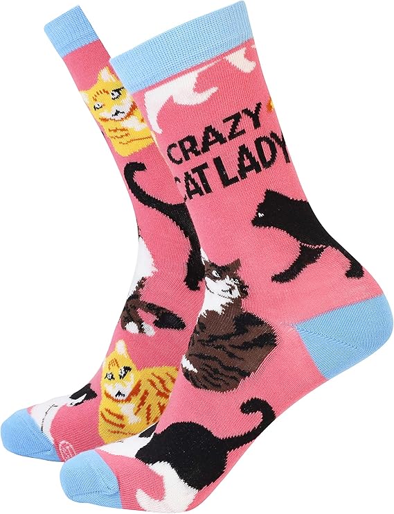 Bamboo Socks - Crazy Cat Lady