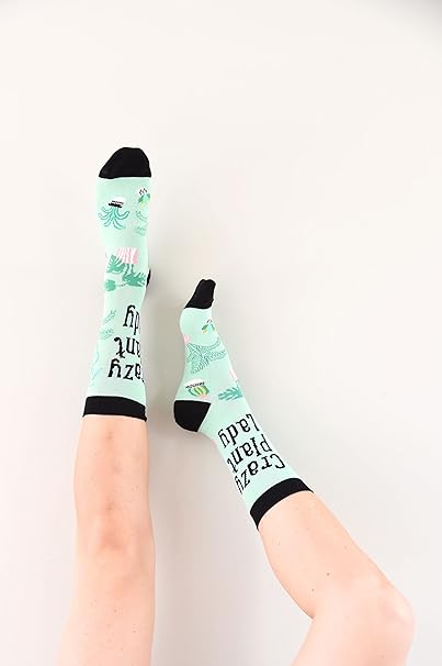 Bamboo Socks - Crazy Plant Lady