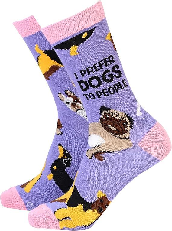 Bamboo Socks - I Prefer Dogs to People