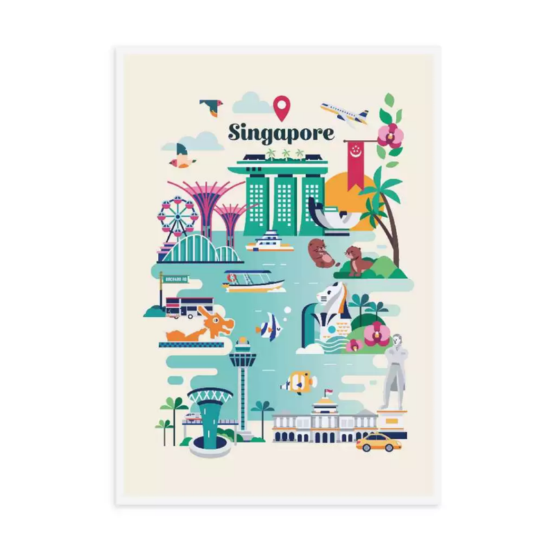 Singapore Series Postcard - The Rise of Singapore