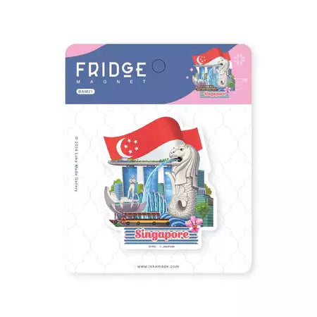 Singapore Fridge Magnet - From Singapore, With Love