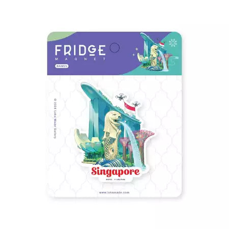 Singapore Fridge Magnet - Roadtrip