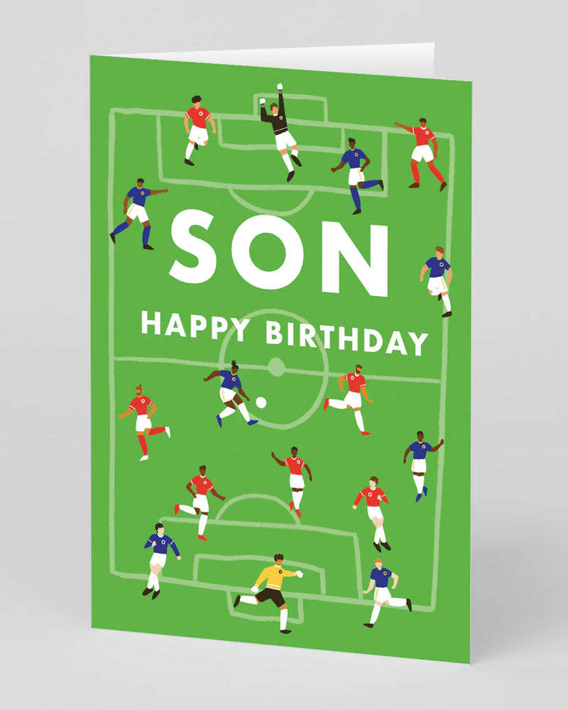 Son Football Birthday Card