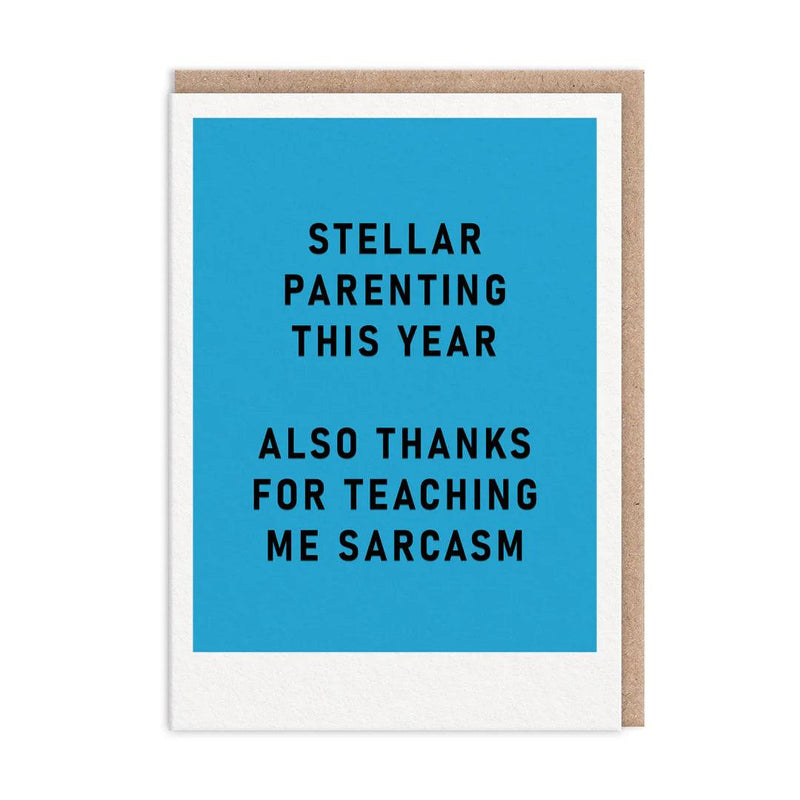 Stellar Parenting This Year Card