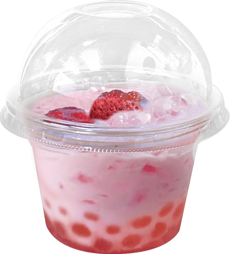 Strawberry Milkshake & Boba Kit