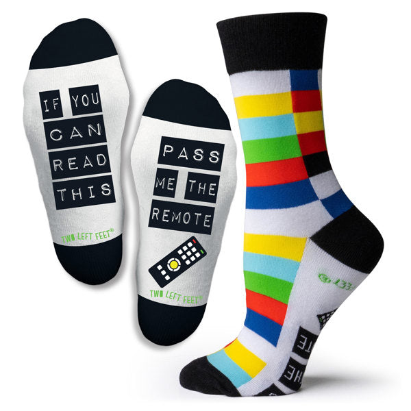 If You Can Read This Socks - Remote Control Freak