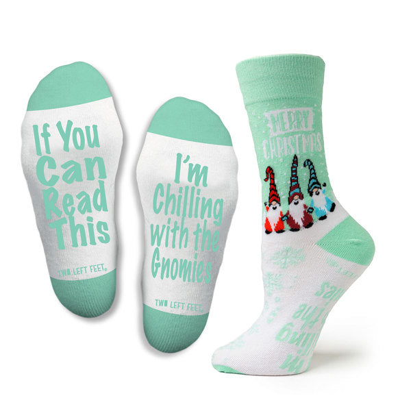 If You Can Read This Socks -  Chillin With The Gnomies